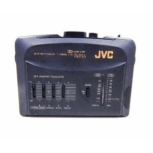 JVC CX-F101 Hyper-Bass Stereo Portable Radio Cassette Player Tested Working
